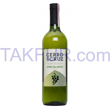 Вино Cerro de la Cruz Бланко сухое белое 11% 0,75л - Фото