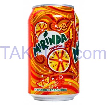 Нап Mirinda Orange вкус апел 0,33л - Фото