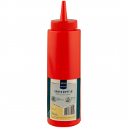 Емкость для кетчупа Metro Professional красная 260мл 1шт - Фото