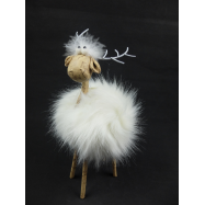 ОЛЕНЬ В ШУБІ 40 СМ - Фото