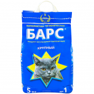 Наполнитель гигиенический Барс №1 для кошач туалет крупн 5кг - Фото