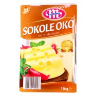 Сыр Mlekovita Sokole Oko твердый сычужный нарезан 45% 150г - Фото