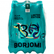 Вода минеральная Borjomi сильногазированная 1л - Фото