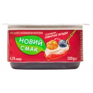 Творожок Чудо северные ягоды двухслойный 4,2% 100г - Фото