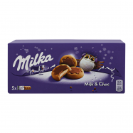 Печенье Milka Milk&Choc с молочной начинкой 187г - Фото