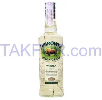 Настойка Żubrówka Bison Grass wodka smakowa 37,5% 500мл - Фото