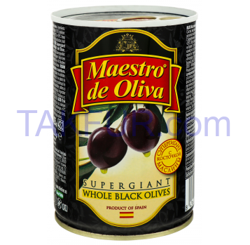 Маслины ск Maestro de Oliva жб 425г - Фото