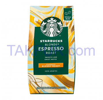 Кофе Starbucks Blonde Espresso Roast жареный в зернах 200г - Фото