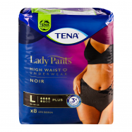 Трусы урологические Tena Lady Pants Plus L Noir д/женщин 8шт - Фото