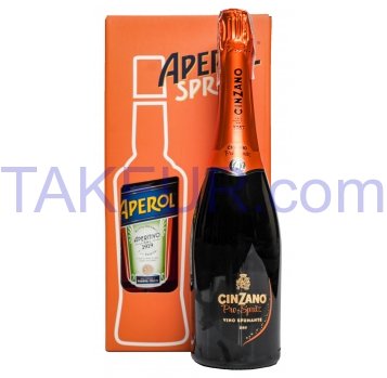 Набор Aperol Spritz Ликер Aperol 11% 0,7л+Вино Cinzano 0,75л - Фото
