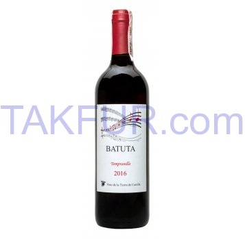 Вино Batuta Tempranillo сухое красное 12,5% 0,75л - Фото