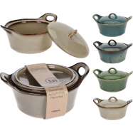 КАСТРУЛЯ З/КРИШ КЕРАМ 350МЛ В АС - Фото