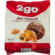 2GO МІНІ-КРУАСАНИ 180Г : ШОКОЛАД - Фото
