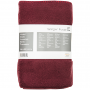TH ПЛЕД ФЛІС 150Х200 СМ 260ГСМ : ЧЕРВОНИЙ - Фото