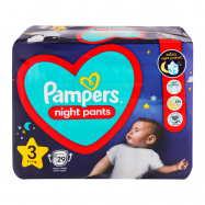 Трусики-подгузники Pampers Night pants 6-11кг 3 29шт/уп - Фото