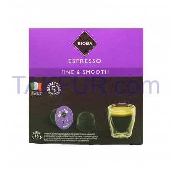 Кофе Rioba Espresso обжаренный молотый в капсулах 16*7г/уп - Фото