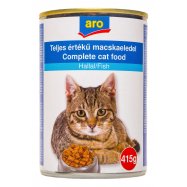 Корм Aro с рыбой консервированный для взрослых кошек 415г - Фото