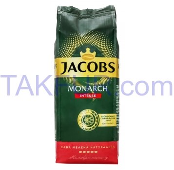 Кофе Jacobs Monarch Intense натуральный жареный молотый 450г - Фото