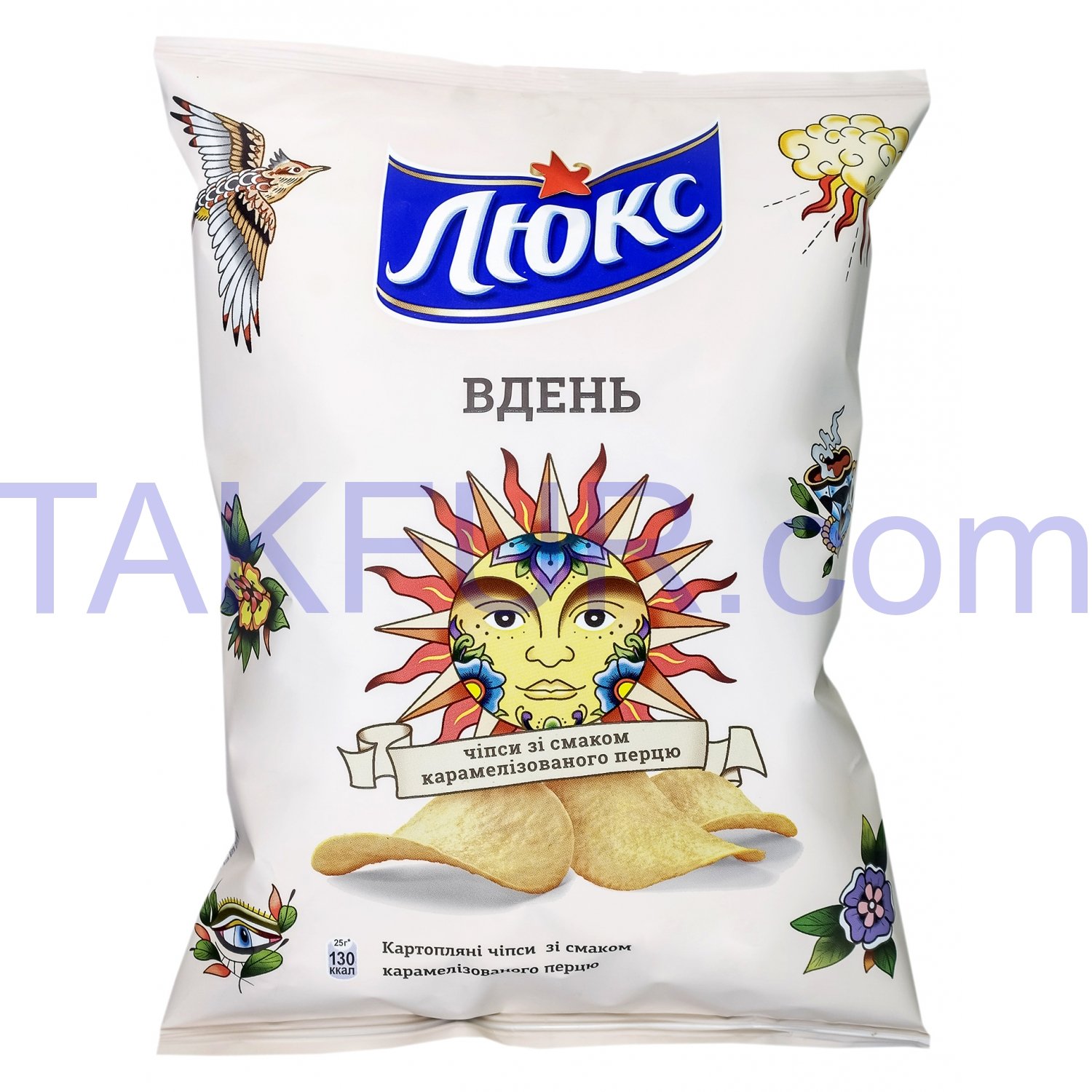 Чипсы Люкс Днем со вкусом карамелиз перца картофельные 133г купить ...