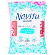 Салфетки влажные Novita Make Up & Care 15шт + Intimate 15шт - Фото
