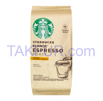 Кофе Starbucks Blonde Espresso Roast жареный в зернах 200г - Фото