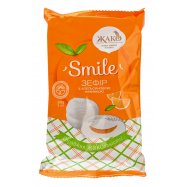 Зефир Жако Smile с начинкой апельсин 300г