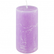 PRAGNIS СВІЧКА РУСТІК ЦИЛ. (7 Х 13 СМ) : СВІТЛО-БУЗКОВИЙ - Фото