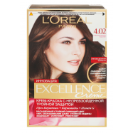 Крем-краска L`Oreal Paris Excell Creme 4.02 Пленит кашт 1шт - Фото