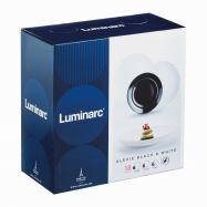 Сервиз Luminarc Alexie Black White 18 пр. - Фото