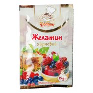 Желатин Добрик пищевой быстрорастворимый 15г - Фото