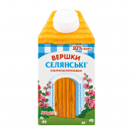 Сливки Селянські ультрапастеризованные 10% 500г - Фото