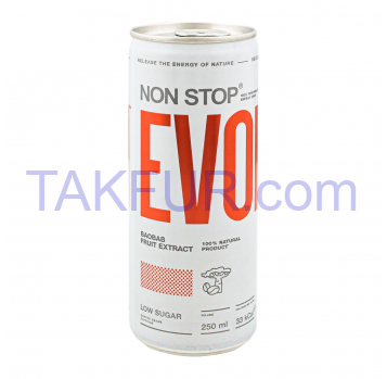 Напиток Non Stop Evolution безалкогольный энергетич 250мл - Фото