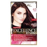 Крем-краска д/волос L`Oréal Paris Excellence Creme 4.15 1шт - Фото