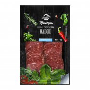 Колбаса Ювілейний Преміум Наполи сырокопченая 80г - Фото