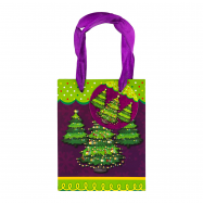 Пакет Happycom бумажный для подарка 14.5*11.4*6см 1шт - Фото