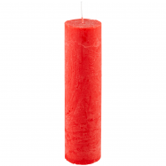 PRAGNIS СВІЧКА РУСТІК ЦИЛ. (55 Х 20, 40 ГОД) : ЧЕРВОНИЙ - Фото
