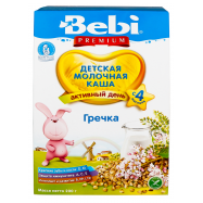 Каша Bebi Premium гречка молочна для дітей від 4 міс 200г