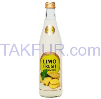Напиток Limo Fresh Имбирн лимонад б/алкогольн сильногаз 0,5л - Фото