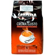 Кофе Lavazza Crema e Gusto натуральн жареный в зернах 1000г