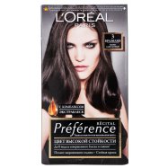 Крем-краска L`Oreal Paris Rec Pref 3 Бразилия Темно-кашт 1шт - Фото