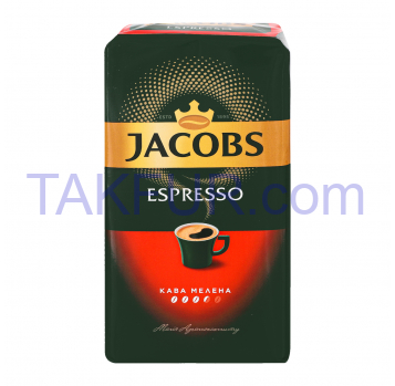 Кофе Jacobs Espresso натуральный молотый 450г - Фото