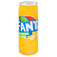 Напиток Fanta с лимонным соком безалког сильногазиров 330мл - Фото