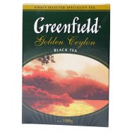 Чай Greenfield Golden Ceylon черный цейл байхов листов 100г - Фото