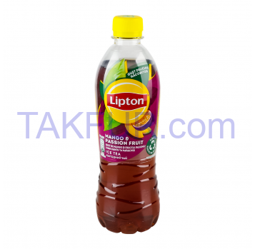 Напій Lipton Холодний чорний чай Манго та маракуйя 0,5 л - Фото