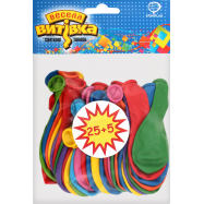 Шарики надувные Весела Вітівка Пастель №1111-5082 30шт - Фото