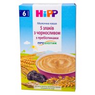 Каша молочная HiPP 5 злаков с черносливом с 6 месяцев 250г - Фото