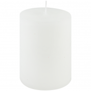 PRAGNIS СВІЧКА РУСТІК ЦИЛ. (8,5 Х 12, 85 ГОД) : БІЛИЙ - Фото