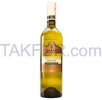 Вино Marani Цинандали белое сухое 13% 0,75л - Фото