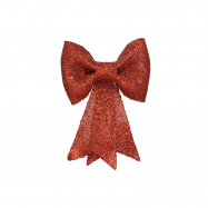 Прикраса Бант червоний 22 х 30см - Фото
