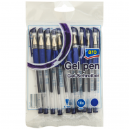 ARO РУЧКИ ГЕЛЕВ. 10 ШТ. : СИНІ - Фото